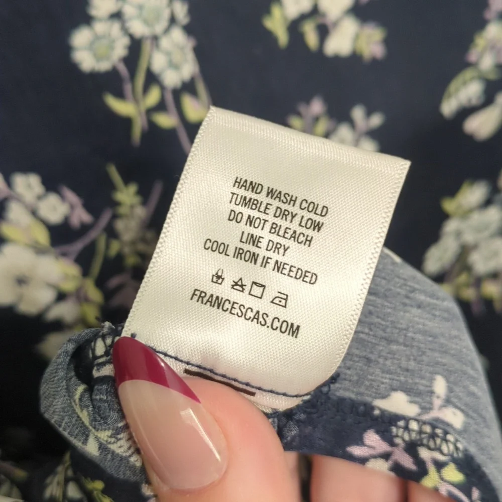 Kenzie x Francesca's Collections navy satin floral lace slip midi dress - Picture 7 of 13